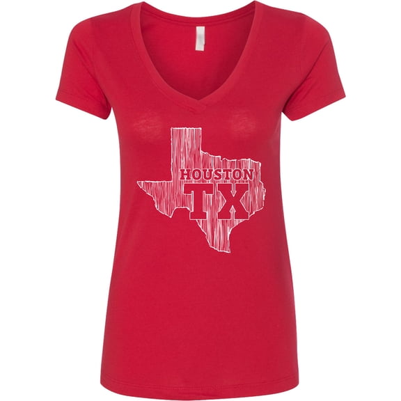 Inktastic Houston Texas Women's V-Neck T-Shirt