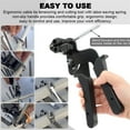 thumbnail image 4 of DGQPLPD Stainless Steel Cable Tie Gun, Stainless Steel Zip Tie Tightener Wrap Tool, Self-locking Metal Zip Ties Tool, Cable Tie Fasten and Cut for Nylon Steel Cable Ties, 4 of 5
