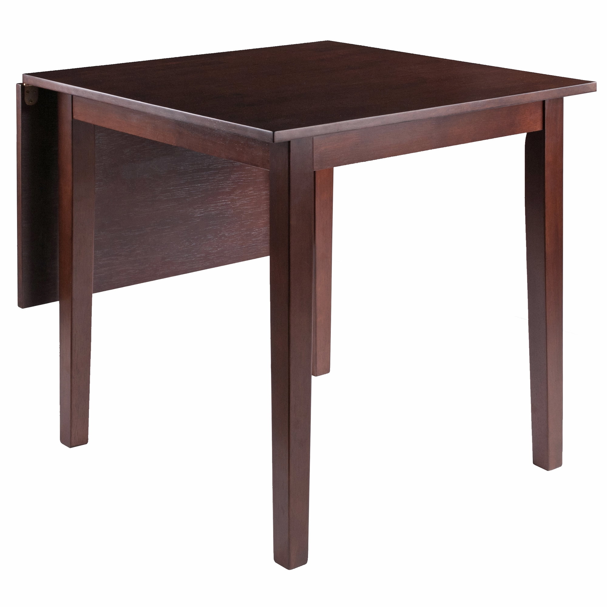 Winsome Perrone Drop Leaf Dining Table, Walnut Finish