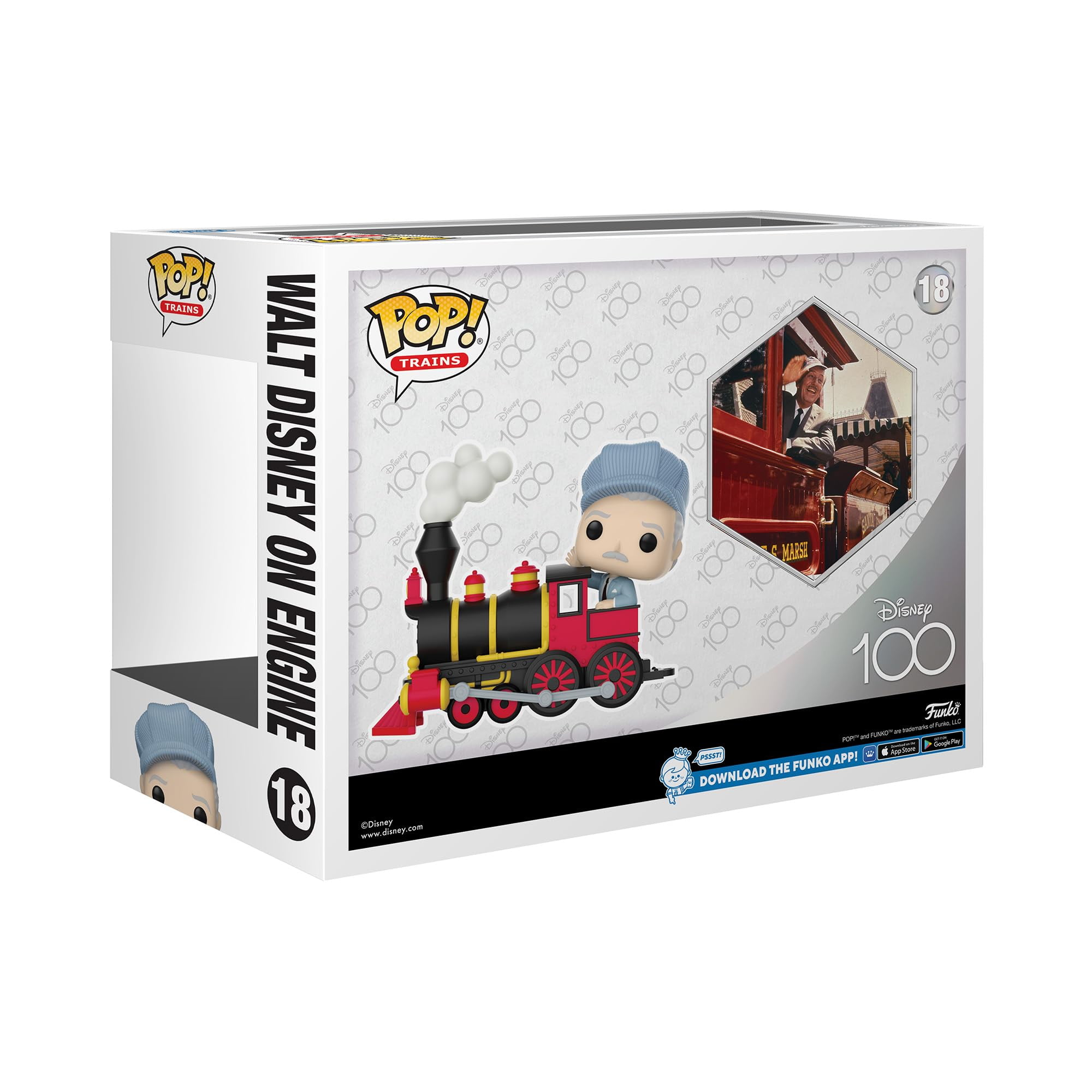 Funko Pop! Disney 100th Walt Disney on Engine Vinyl Figure Funko Pop! Disney 100th Walt Disney on Engine Vinyl Figure