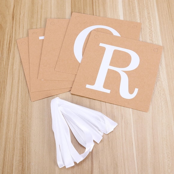 KALLORY Banner Colgante De Kraft Para En Pasillos Y Mesas Perfecto Para Fotografía