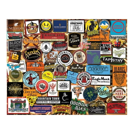 White Mountain Puzzles Michigan Beer Craft - 1000 Piece Jigsaw