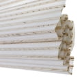 thumbnail image 5 of TWOPAGES Light Filtering 23"x72" Cordless Woven Bamboo Blinds Ramie Roman Shade for Indoor Window, Sand White, 5 of 6