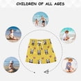 thumbnail image 6 of Kids' Beach Pants Comfortable Swim Trunks Panda Cartoon with Heart Pattern Shorts for Pool Vacation and Lounge Wear 3T, 6 of 8
