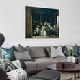 thumbnail image 3 of Diego Velazquez Las Meninas Or The Family of Philip IV Poster Canvas Art Poster and Wall Art Picture Print Modern Family bedroom Decor Posters 20x20inch(50x50cm), 3 of 5