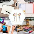 thumbnail image 6 of FORMRS 1-Subject Spiral Notebook 8" x 5" College Ruled 60 Refillable Sheet A5 Hard Cover, 2 Pack, Colorful Flower, 6 of 7