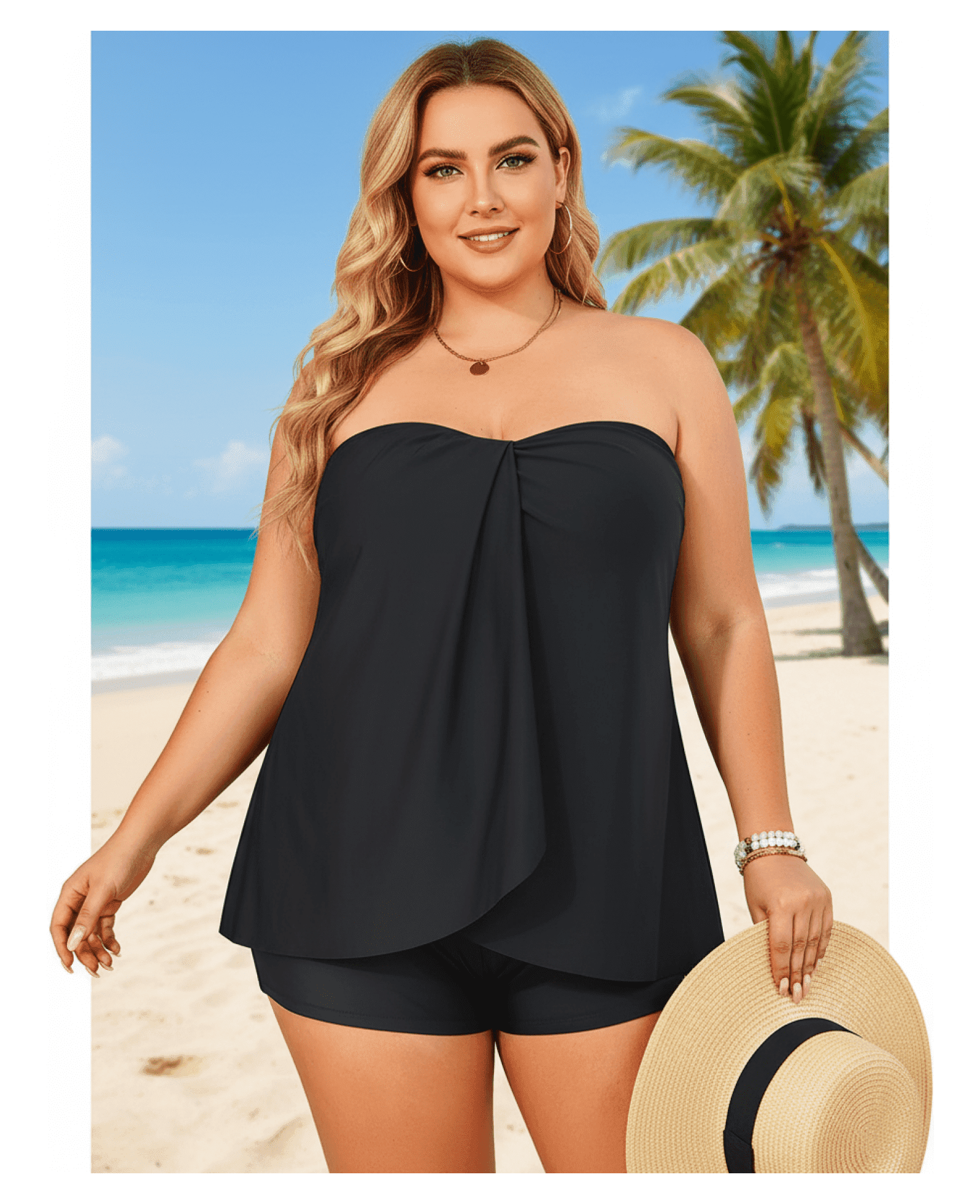 prAna Kayana Size Extra Small (XS) 32 D-Cup Underwire Tankini Top