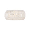 thumbnail image 6 of Golden Lighting Marlee 2-light Flush Mount in Matte White, 6 of 11