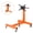 Orange, variant on 1500 LBS Engine Stand with 360° Rotating Head, 4 Adjustable Arms & 4 Casters, Heavy Duty Rotating Motor Stand for Auto Repair & Vehicle Maintenance