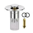 thumbnail image 1 of Bathroom Stopper Hair Catcher Up Drain Filter With Removable Stainless Steel Filter Hair Catcher For US Bathroom Stopper Replacement Bathroom Drain Strainer, 1 of 6