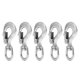 thumbnail image 2 of 5pcs Stainless Steel Eye Slip Hook with Safety Latch Lifting Hoisting Chain Hooks, 2 of 5