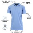 thumbnail image 2 of Men's Dry Slim Fit Moisture-Wicking Polo Shirt (2-Pack), 2 of 5