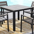 thumbnail image 4 of Table de salle à manger extérieure carrée résistant aux intempéries Gallant de CorLiving, 4 of 6