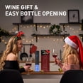 thumbnail image 2 of Otuseta Electric Wine Opener, Rechargeable Cordless Wine Accessories, Stainless Steel Cordless Automatic Wine Bottle Corkscrew with Vacuum Stoppers,, 2 of 7