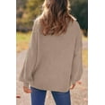 thumbnail image 2 of PRETTYGARDEN Women's Oversized Sweaters Sleeve Crew Neck Jumper Tops Chunky Knit Pullover Sweater, 2 of 6