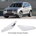 thumbnail image 3 of Chrome Front Finisher Trim,  Waterproof Side  Finisher Scratch Resistant 51117338570  for Car, 3 of 7