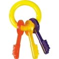 thumbnail image 1 of FFIY Puppy Teething Toy Key Ring Colorful Safe for Puppies Dogs to Chew - Choose Size(Small), 1 of 1