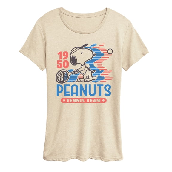 Peanuts - Tennis Team - Women's Short Sleeve Graphic T-Shirt