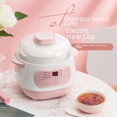 thumbnail image 5 of Mini Stew Pot Ceramic Health-preserving Bird's Nest Soup Pot Water-proof Electric Stew Pot Household Multi-functional Reservation Timing Electric Stew Pot, 5 of 6