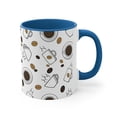 thumbnail image 3 of Cute Coffee Doodle Human Made Mugs Designer Cups Designer Ceramic Mugs 11oz, 3 of 4