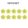 thumbnail image 3 of Yuarrent 10 piezas de parches de flores para planchar, prácticos parches bordados autoadhesivos, suministros de emergencia para DIY, Jeans, Type3 NO3, 3 of 6