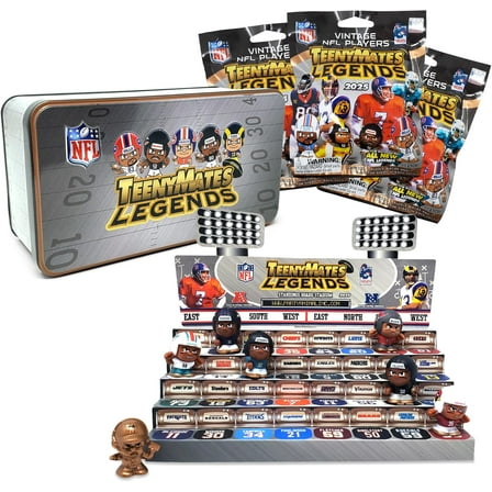 NFL TeenyMates Football Legends Vintage Series 3 Collector Tin (Special Edition)