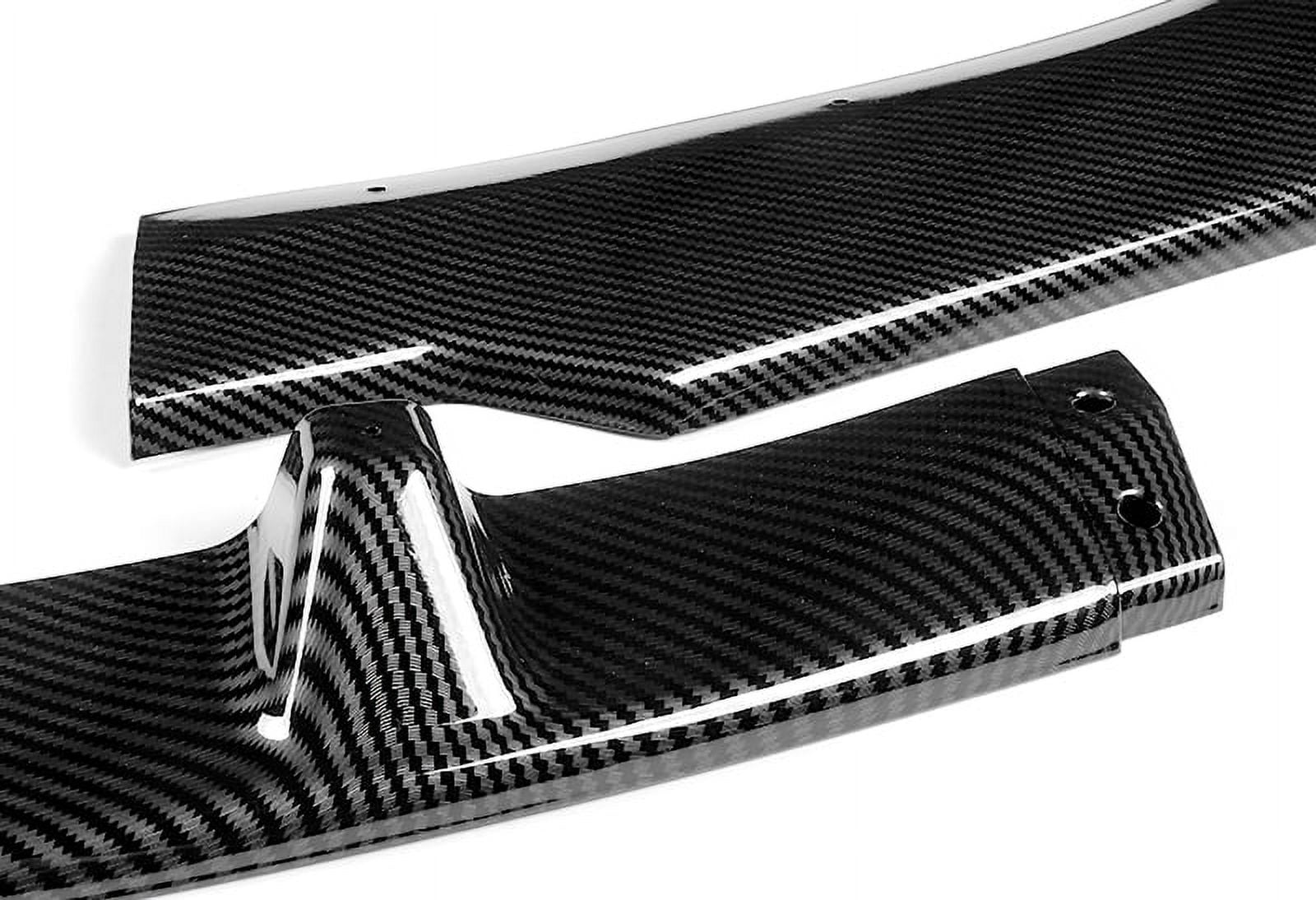 For 2009-2011 BMW E90 Sedan 3-Series Carbon Look Front Bumper Body Kit Lip 3pcs