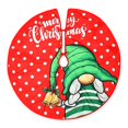 thumbnail image 2 of Antqov Christmas Tree Skirt 35" Round Christmas Base Cover Crafts Christmas Printed Tree Mat Christmas Tree Ornaments for Home Party Decorations, 2 of 5