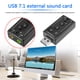 thumbnail image 5 of Adaptador externo de tarjeta de sonido USB Virtual 7,1 para ordenador portátil, convertidor de micrófono AUX de 3,5mm para auriculares, 5 of 7