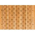 thumbnail image 1 of Ahgly Company Indoor Rectangle Abstract Orange Modern Area Rugs, 7' x 10', 1 of 4