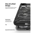 thumbnail image 5 of Ringke Fusion-X Case Compatible with Xiaomi Mi 10T 5G / Mi 10T Pro 5G, Transparent Hard Back Shockproof Advanced Bumper Cover - Camo Black, 5 of 9