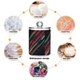 thumbnail image 6 of Yayeee 4 Pack Qtip Holder Bathroom Cotton Swab Canister with Lid Clear Dispenser Set, Red Abstract Lines, 6 of 6