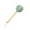 Green, variant on Back Scrubber for Shower - 1 Pack, Assorted Colors, 14 in - Bath Puff Loofah Sponge with Handle - Body Scrubber & Shower Brush with Long Handle