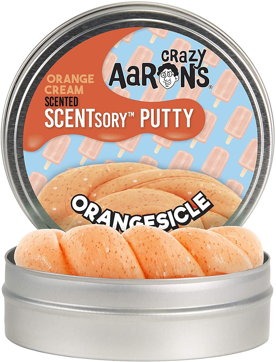 Crazy Aaron Orangesicle Scentsory Thinking Putty