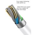 thumbnail image 4 of El cable de datos tipo c, el cable de carga rápida 5a y el cable de carga del teléfono móvil son compatibles con Huawei Fcp Xiaomi Qc3.0 y otros protocolos de carga rápida Feliz Sencillez, 4 of 4