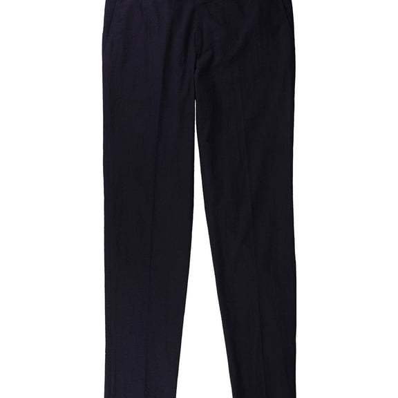 Eidos Napoli Mens Japan Seersu Casual Trouser Pants, Blue, 52W x 36L