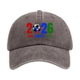 thumbnail image 3 of 2026 Soccer Event Cap, Host Nation Printed Headwear, Fashionable Outdoor Sun Guard, Athletic Match Fan Hat, Commemorative Baseball Cap, 3 of 5