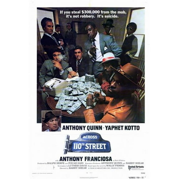 Posterazzi MOVAF9193 Across 110th Street Movie Poster - 27 x 40 in.