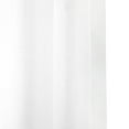 thumbnail image 5 of TWOPAGES Polyester Sheer Drape 52 X 84 Inches Long Pinch Pleat Top 1 Panel Light Filtering Curtain for Bathroom, White, 5 of 6