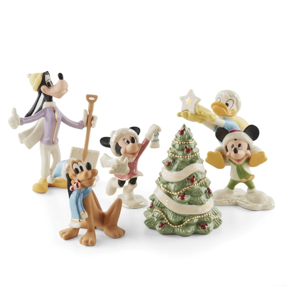Lenox Winter Fun Figurine, Porcelain, Set of 5, Home, Home Décor