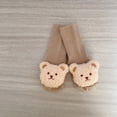 thumbnail image 5 of Faithtur Baby Socks Cartoon Bear Long Knitting Spring Fall Winter Anti Slip Socks Infant Socks 3-6 Months, 5 of 5