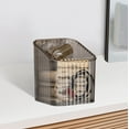thumbnail image 3 of Small Wall-Mounted Bathroom Organizer, Transparent Plastic Shelf for Toothbrushes, 3 of 6