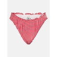 thumbnail image 5 of Kacey Lee Women's and Women's Plus Lettuce Edge Bikini Bottoms, Sizes XS-3X, 5 of 5