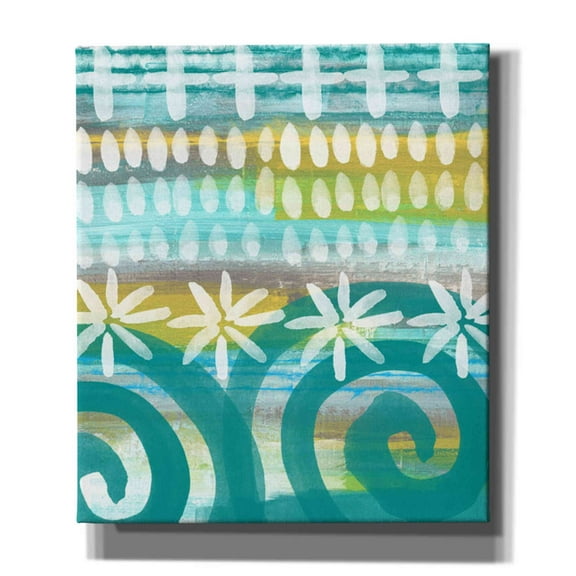 Epic Graffiti 'Fiesta II' by Linda Woods, Canvas Wall Art, 26"x30"