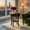 Brown, variant on Demi Bonn 2-Tier Wood Round End Table with Open Drawer, Sofa Side Table, Bed Side Table, for Living Room, Bedroom, White