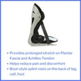 thumbnail image 3 of McKesson Plantar Fasciitis Night Splint - Fits Either Foot, Unisex - Large, 1 Ct, 3 of 13