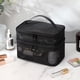 thumbnail image 1 of Bolsas de maquillaje para mujeres, bolsa de cosméticos de doble capa, bolsa de maquillaje grande, bolsa de maquillaje elaborada por expertos, 1 of 12