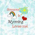 thumbnail image 4 of Inktastic Someone in Wyoming Loves Me Boys or Girls Baby Bodysuit, 4 of 5
