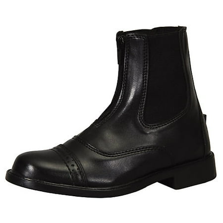 

TuffRider Children s Front Zip Paddock Boots - Black - 1