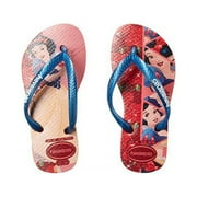 Havaianas Girls Slim Princess Sandal Flip Flop - Red - 33/34 BR